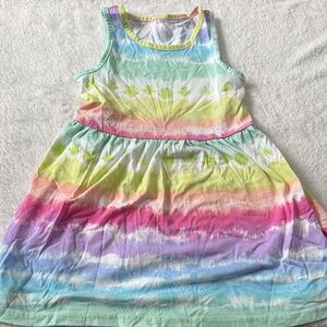 The Children's Place Rainbow Tie-Dye Tank Dress